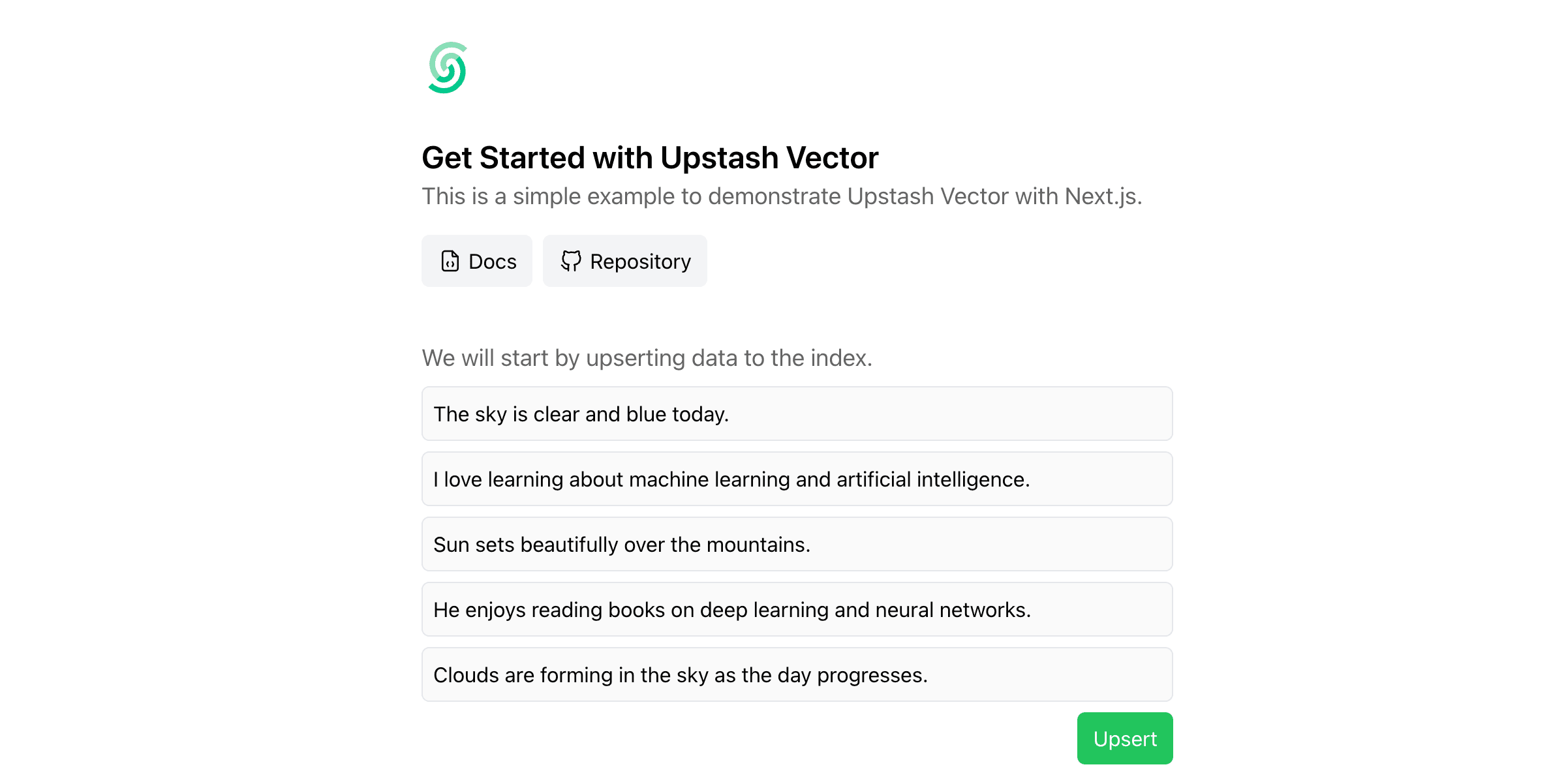 Contentful thumbnail for Get Started with Upstash Vector & Next.js