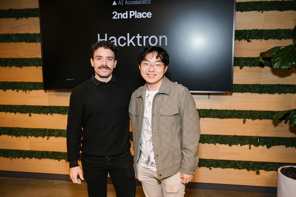 Hacktron AI was founded by Zayne Zhang, Mohan Pedhapati, and Harsh Jaiswal.