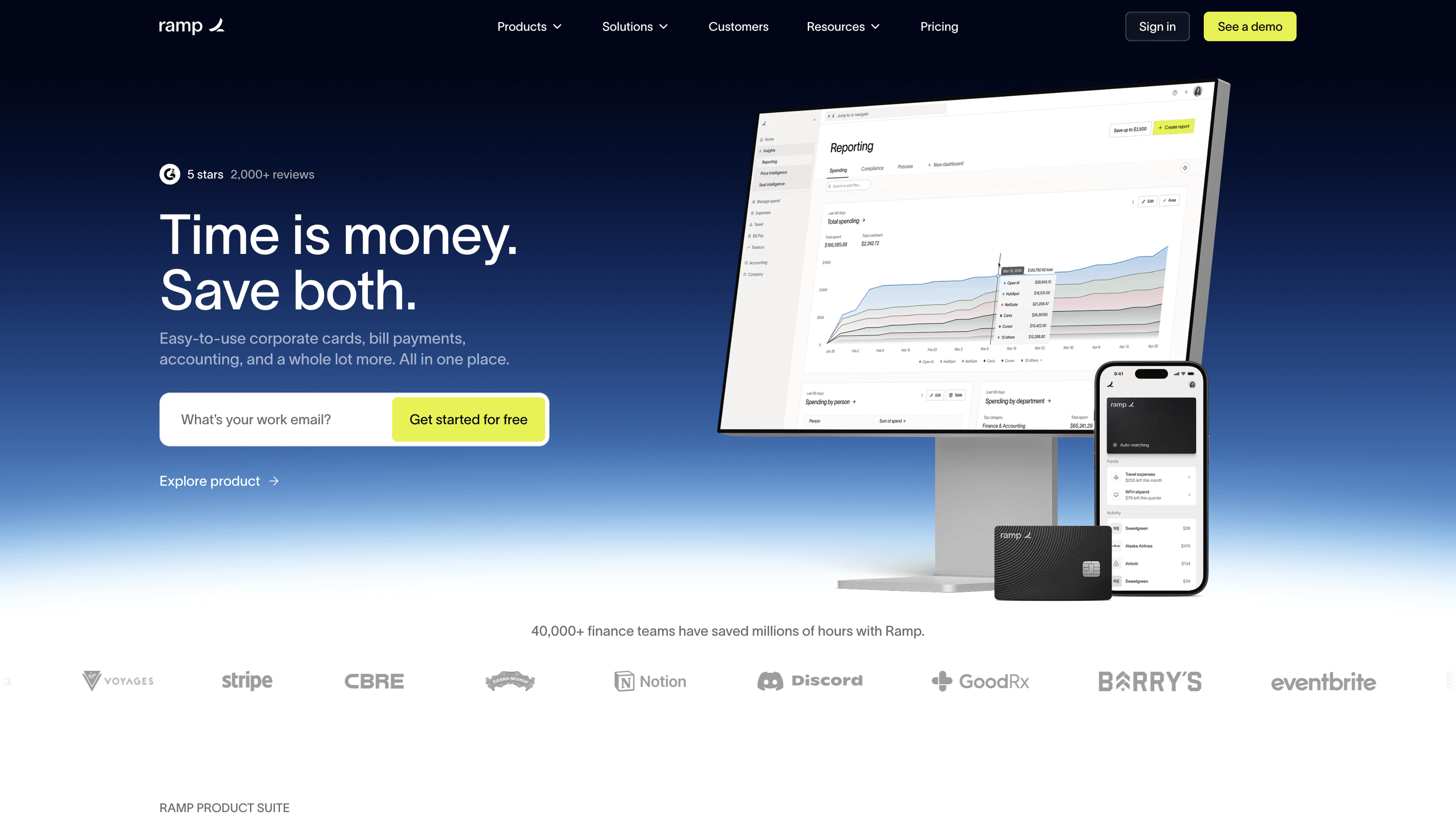 Screenshot of https://ramp.com/