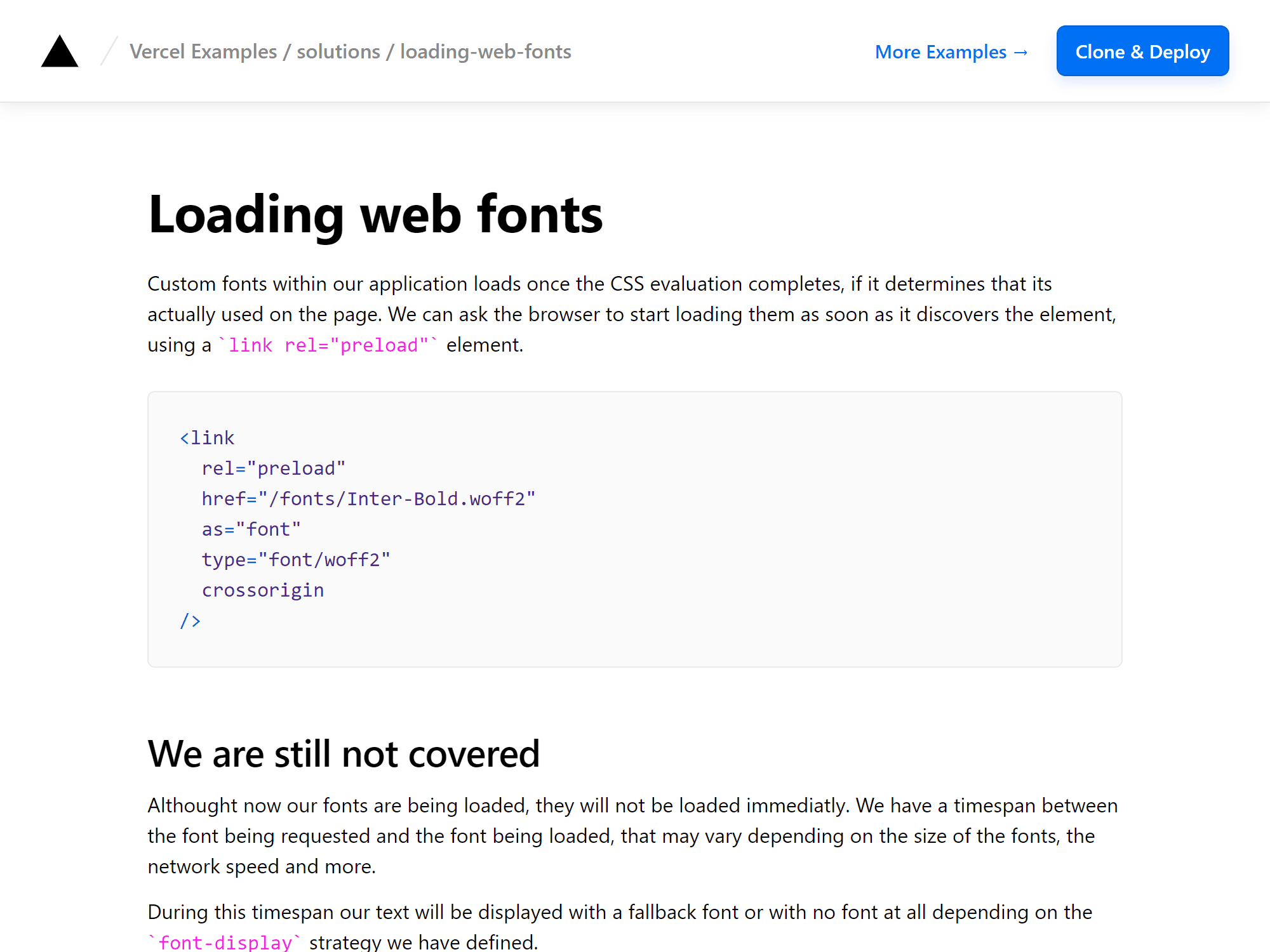 Handling custom web fonts thumbnail