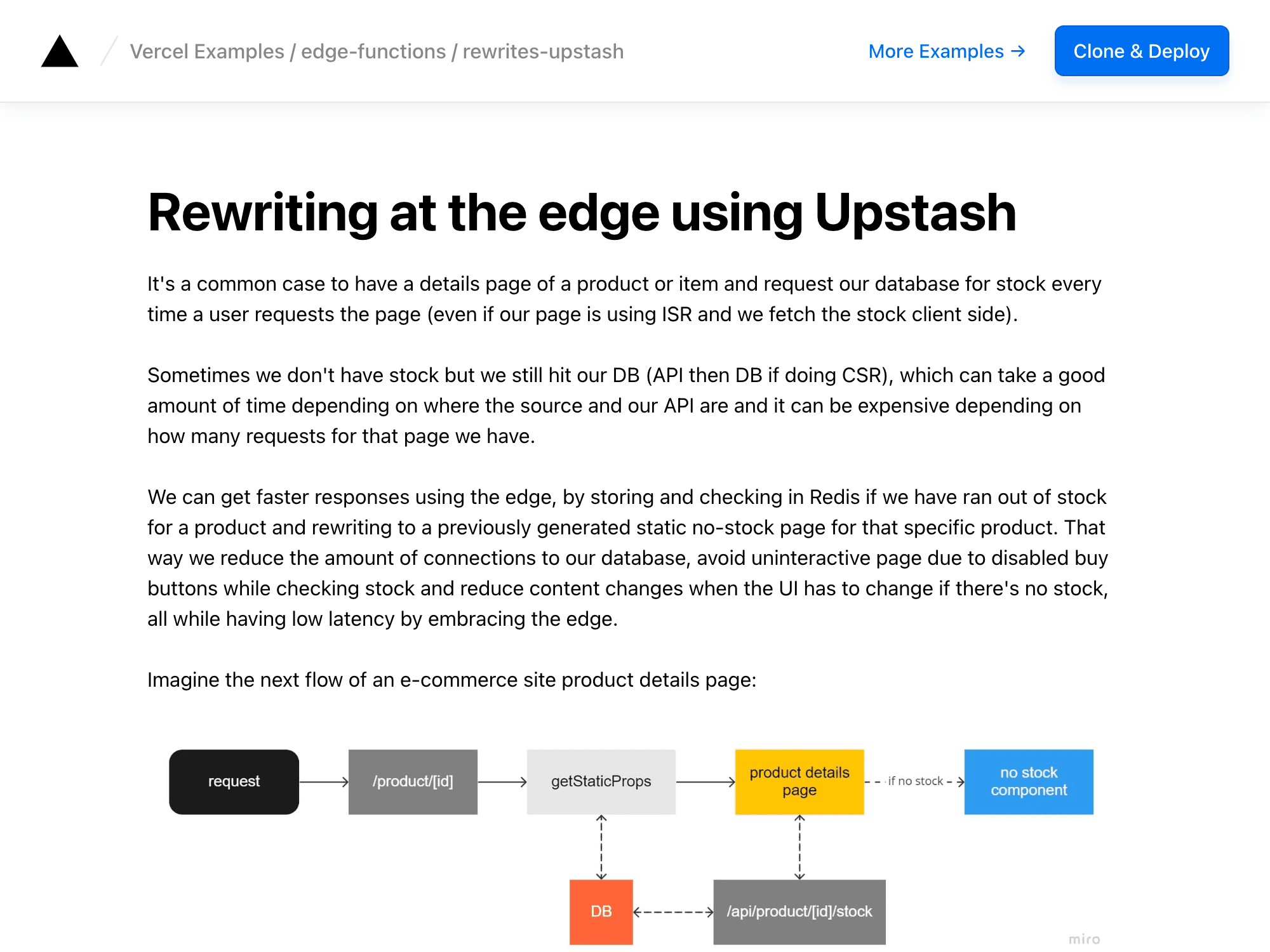 Rewriting at the Edge using Upstash thumbnail