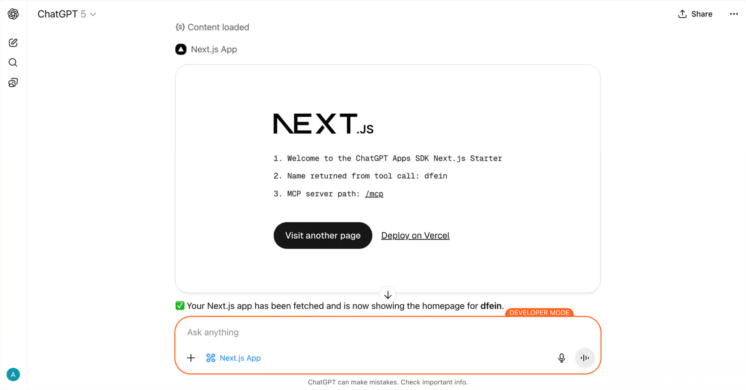 ChatGPT app with Next.js thumbnail