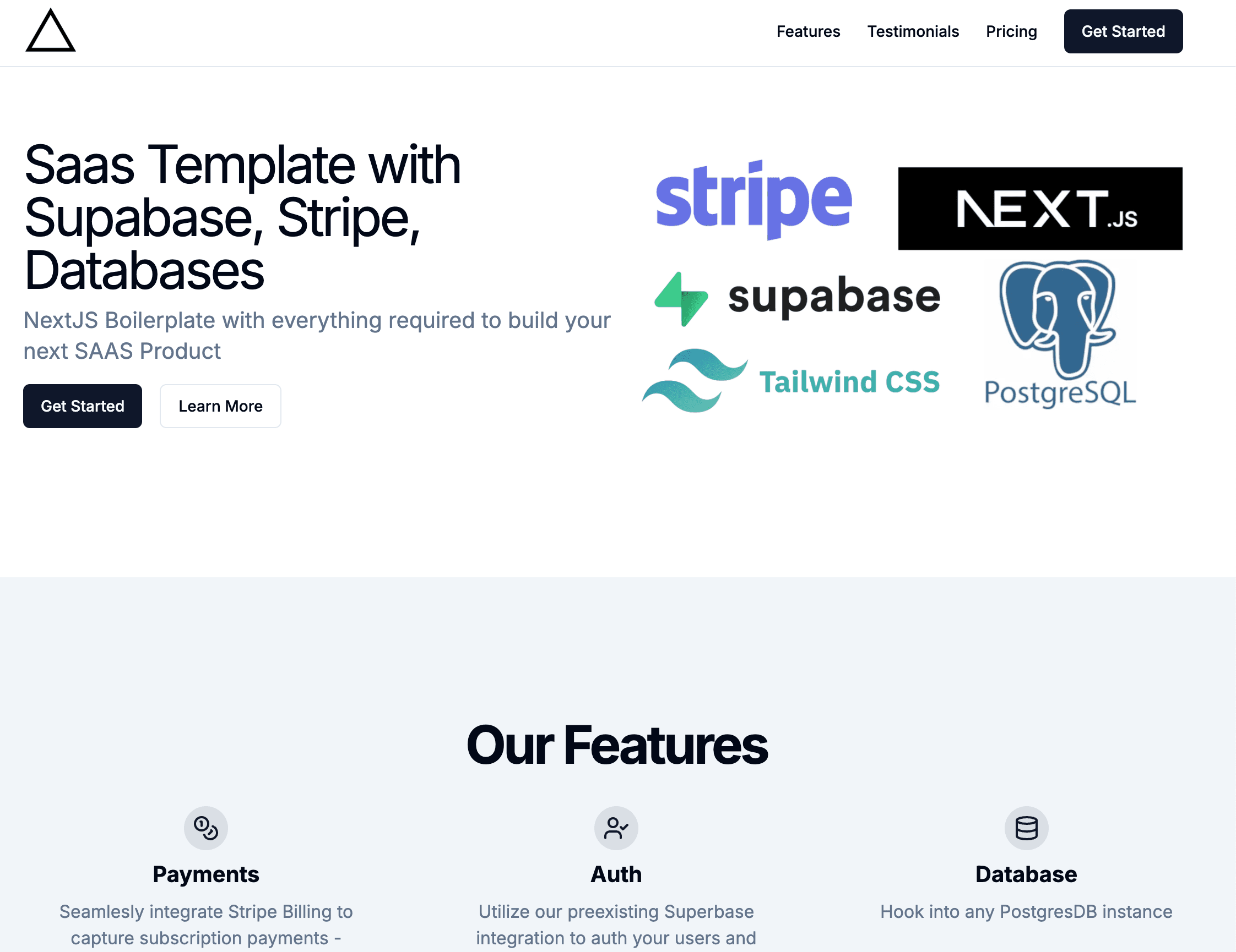 Stripe & Supabase SaaS Starter Kit thumbnail